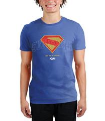 Superman Logo and Silhouette Unisex Graphic T-Shirt Exclusivité Games Zone